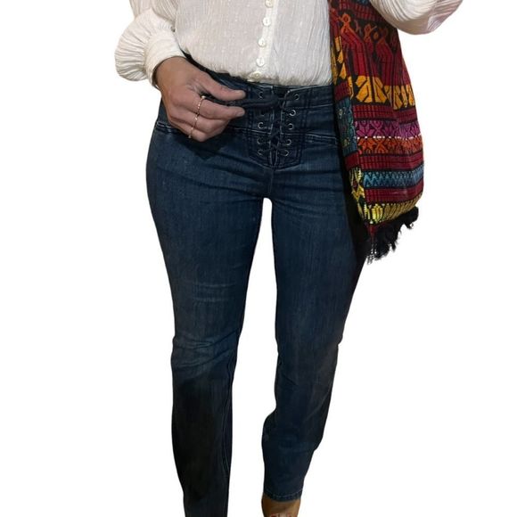 We The Free Tie Front Enclosure Jeans S : 26 - Picture 7 of 9